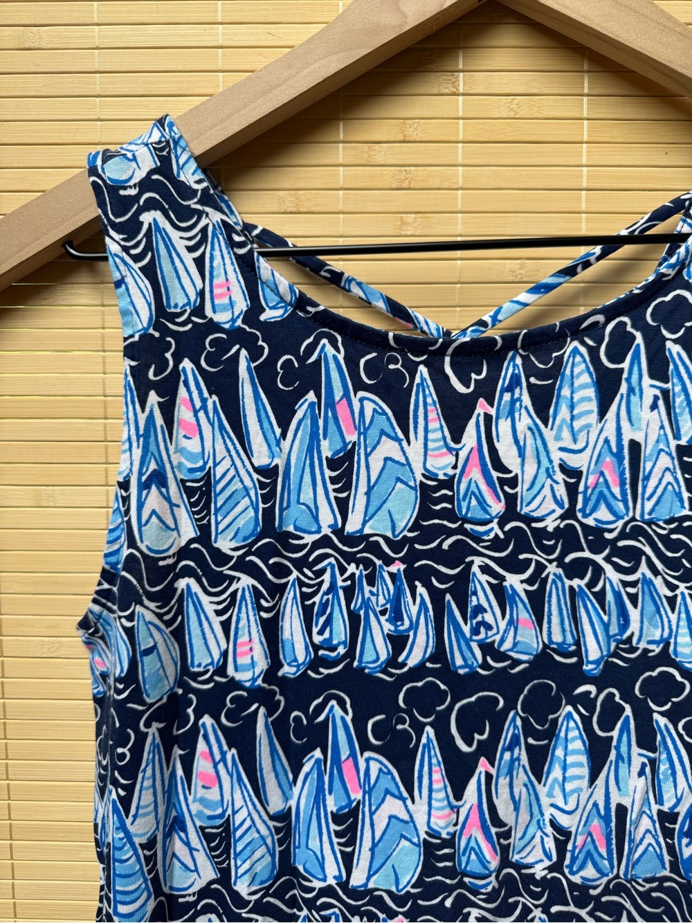⛵️ Lilly Pulitzer Kristen Swing Dress in Low Tide Navy Sails and Stripes - Picture 5 of 6